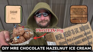 DIY Protein Ice Cream Using a US Military MRE, Is This Possible?