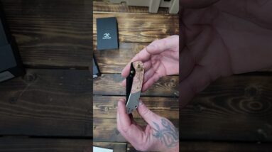 KANSEPT Fenrir Button Lock Pocket Knife, 3.45'' Blackwash 154CM Blade, G-10 https://amzn.to/49zmL6U