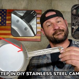 Level Up Like a Boss with a DIY Stainless Steel Camp Skillet Designed and Made in the USA