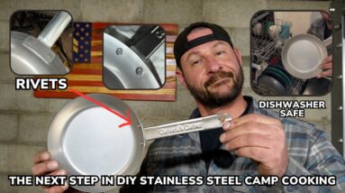 Level Up Like a Boss with a DIY Stainless Steel Camp Skillet Designed and Made in the USA