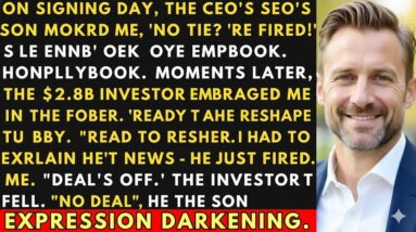 The CEO’s Son Humiliated Me Over a Tie — He Had No Idea I Controlled a $2.8 Billion Deal