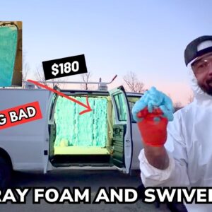 Apocalyptic Van Build Part 2 DIY Wall Insulation for $180
