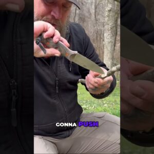 Bush Skill: How to Drill a Hole with Your Knife for Paracord