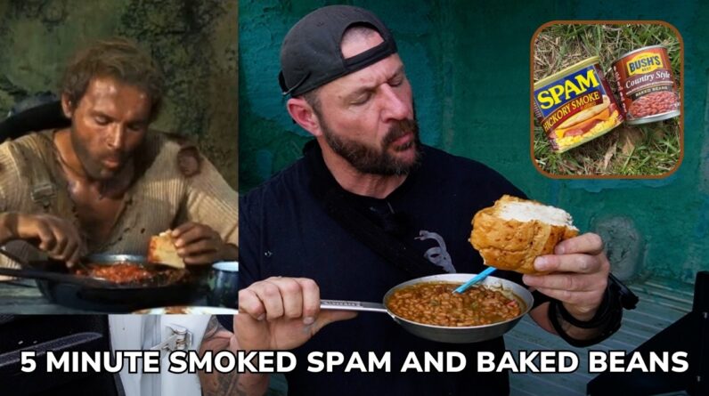 Corporals Corner Camp Recipes Hickory Smoked SPAM and Baked Beans