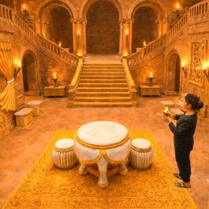 She Built an Entire Underground Palace ALONE… This Is Insane! 😱