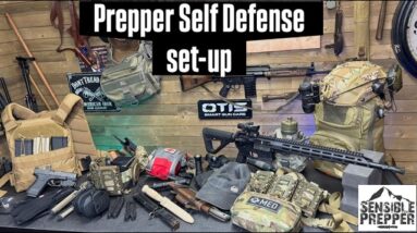 Prepper Home & Property Defense Gear Set Up