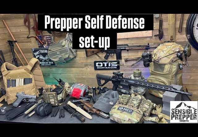 Prepper Home & Property Defense Gear Set Up