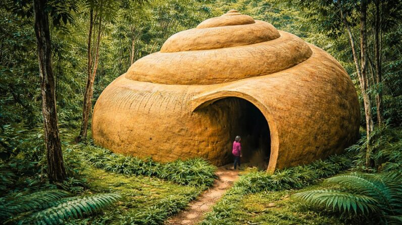 This Is Insane She Build the Most Incredible Jungle Home Shelter by Her Own Hand!
