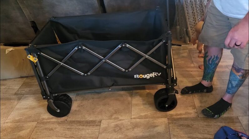 BougeRV Electric Foldable Utility Camping Wagon