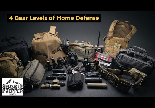 We had a Fugitive Heading to Our House...Again : 4 Gear Levels for Home Defense