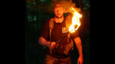 How To Make a Survival Torch From The Landscape