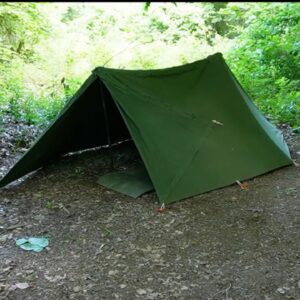 How To Set Up an Old School Military Pup Tent
