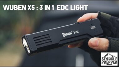 New Wuben X5 Flat 3 in 1 EDC Flashlight Review