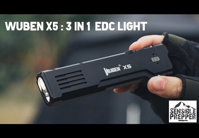 New Wuben X5 Flat 3 in 1 EDC Flashlight Review