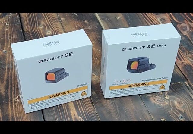 Osight SE and XE Red dot Optics