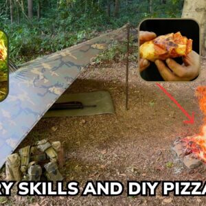 Solo Overnight Brushing Up on Military Skills in the Woods and DIY Pizza Rolls