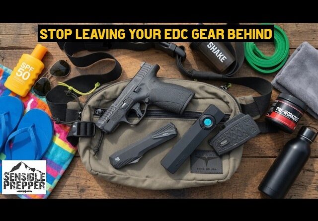 Stop Leaving Your EDC Behind! : 4 Gym & Beach Carry Setups
