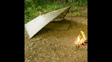 The Free-Standing Poncho Shelter