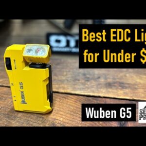 Best EDC Light Under $25!  Wuben G5 EDC Rotating Head Flashlight