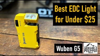 Best EDC Light Under $25!  Wuben G5 EDC Rotating Head Flashlight
