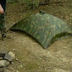 How To Make an Alpha Tent From a Military Poncho