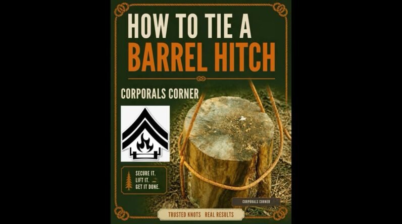 How To Tie a Barrel Hitch