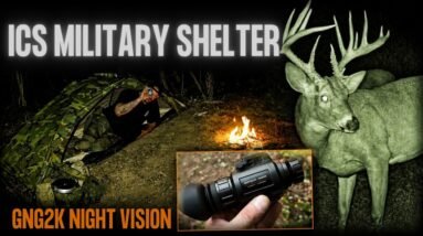 Solo Overnight Testing the Improved Military Shelter and the GNG2K Night Vision Monocular