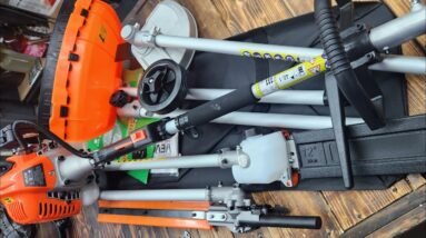 VEVOR 2 Cycle Gas Power Handheld 6-in-1 26cc Weed Eater, Hedge Trimmer, Brush Cutter, Edger, PoleSaw