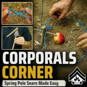 DIY Simple Spring Pole Snare