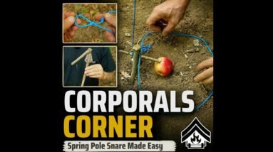 DIY Simple Spring Pole Snare