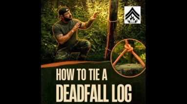 How To Tie a Deadfall Log