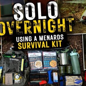 Solo Overnight Using a Menards Survival Kit Part 2