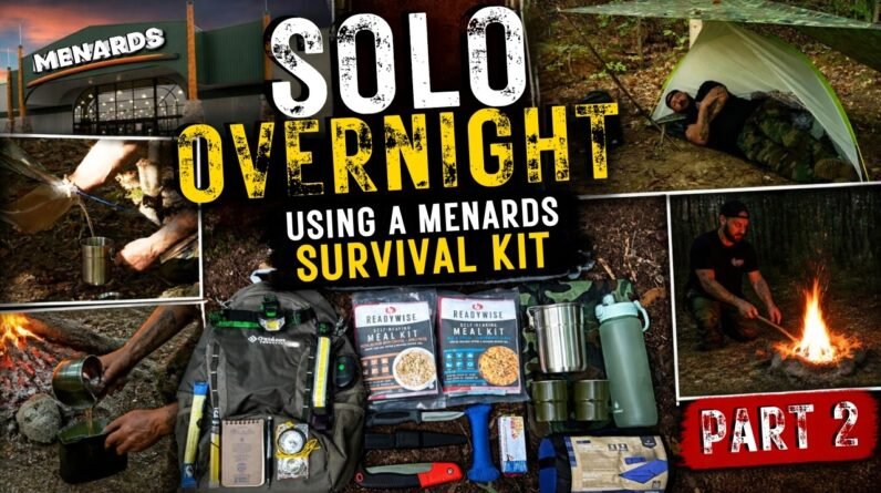 Solo Overnight Using a Menards Survival Kit Part 2