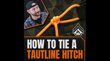 How To Tie a Taut-Line Hitch #corporalscorner #tautlinehitch #knots #camping