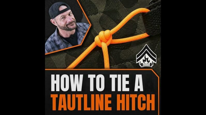 How To Tie a Taut-Line Hitch #corporalscorner #tautlinehitch #knots #camping