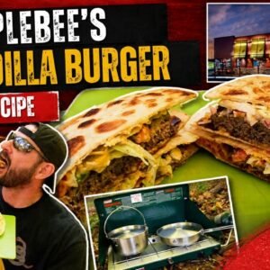 DIY Applebee's Quesadilla Burger In The Woods