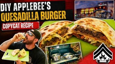 DIY Applebee's Quesadilla Burger In The Woods
