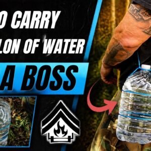 How To Carry One Gallon of Water Through the Woods Like a Boss