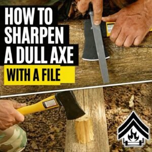How To Sharpen a Dull Axe with a File